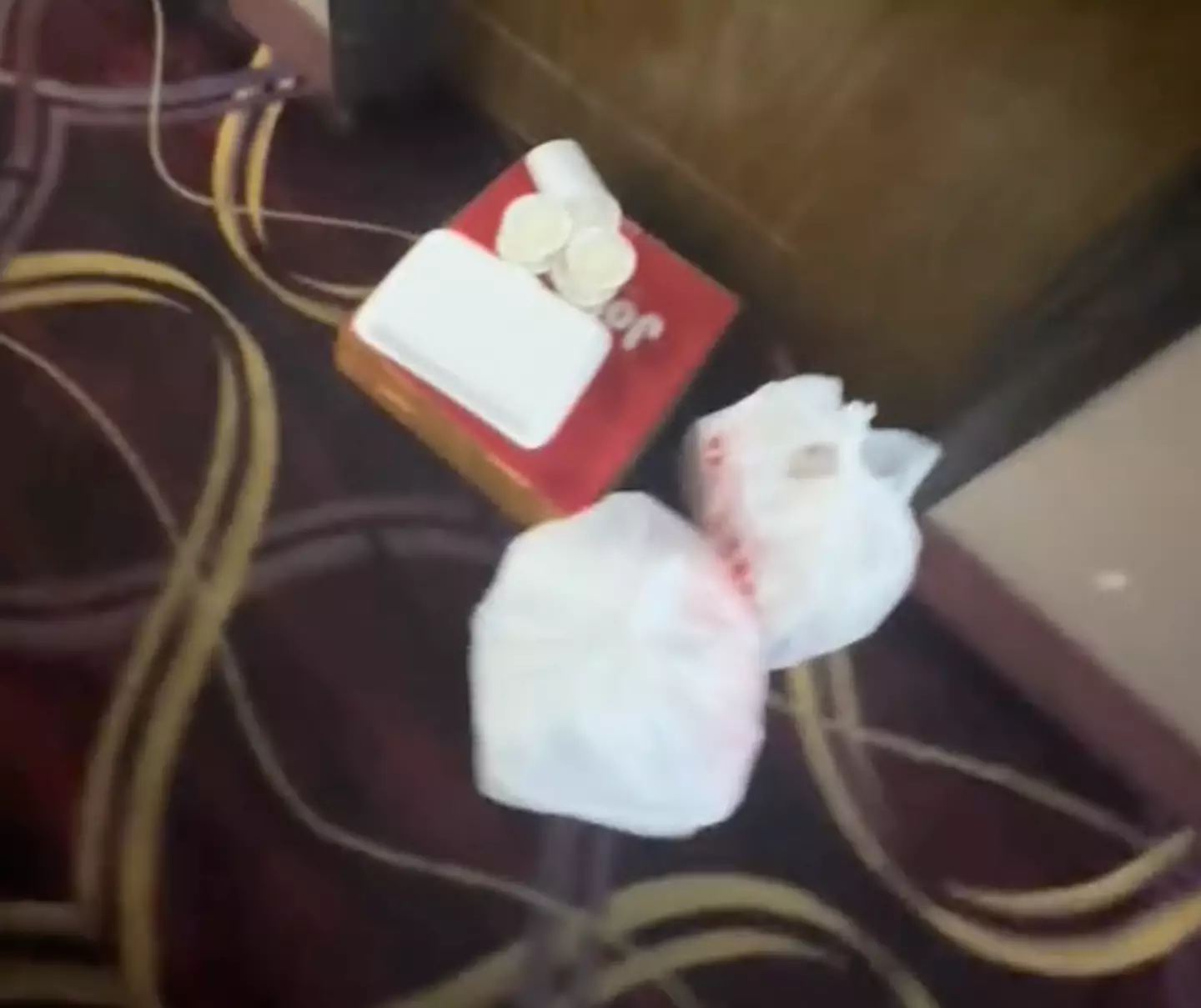 The driver confronted the customer about the order.