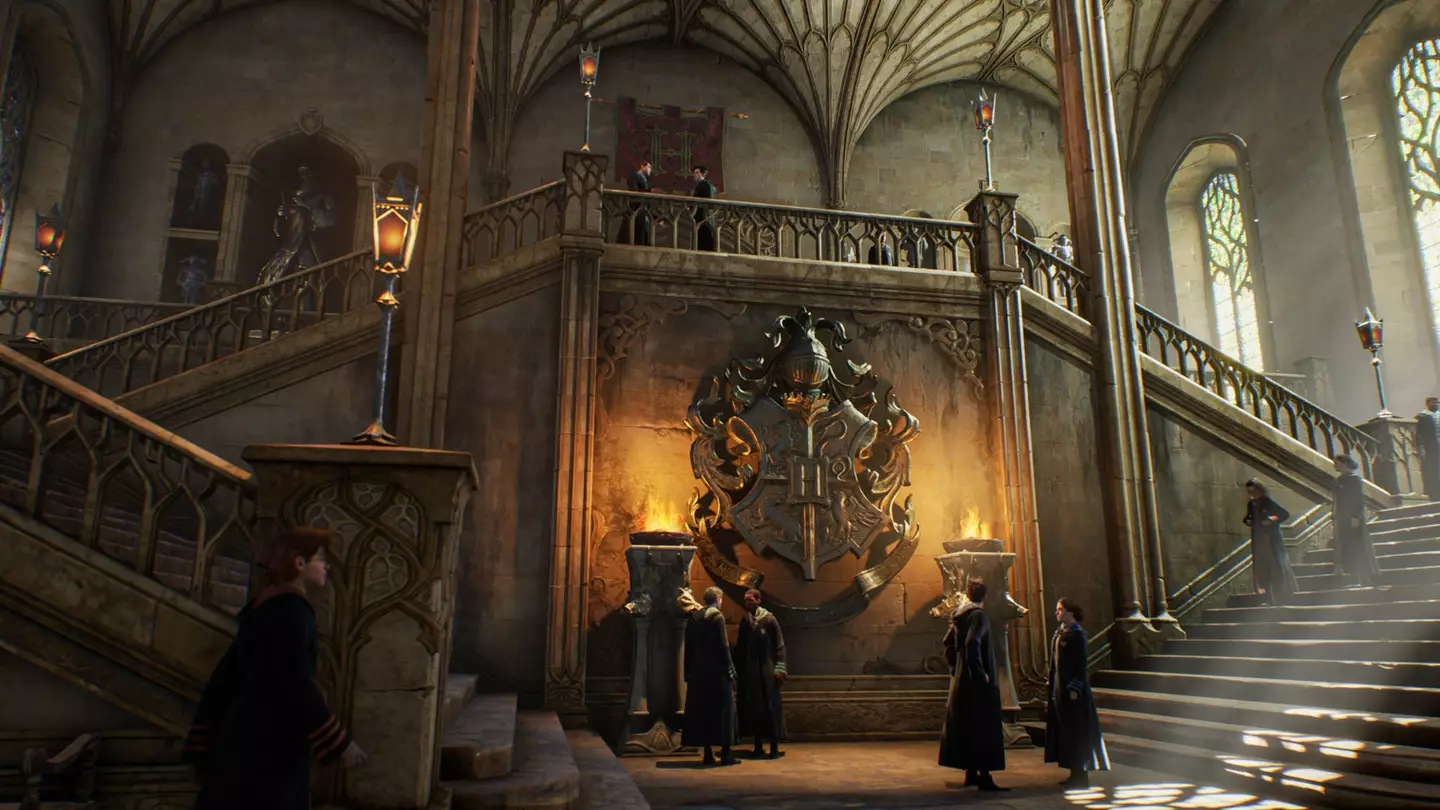 Players can explore Hogwarts in the game.