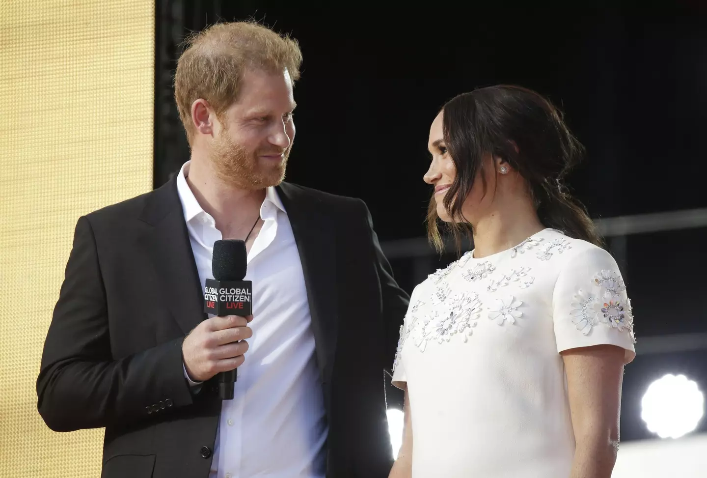 Prince Harry and wife Meghan Markle (Alamy)