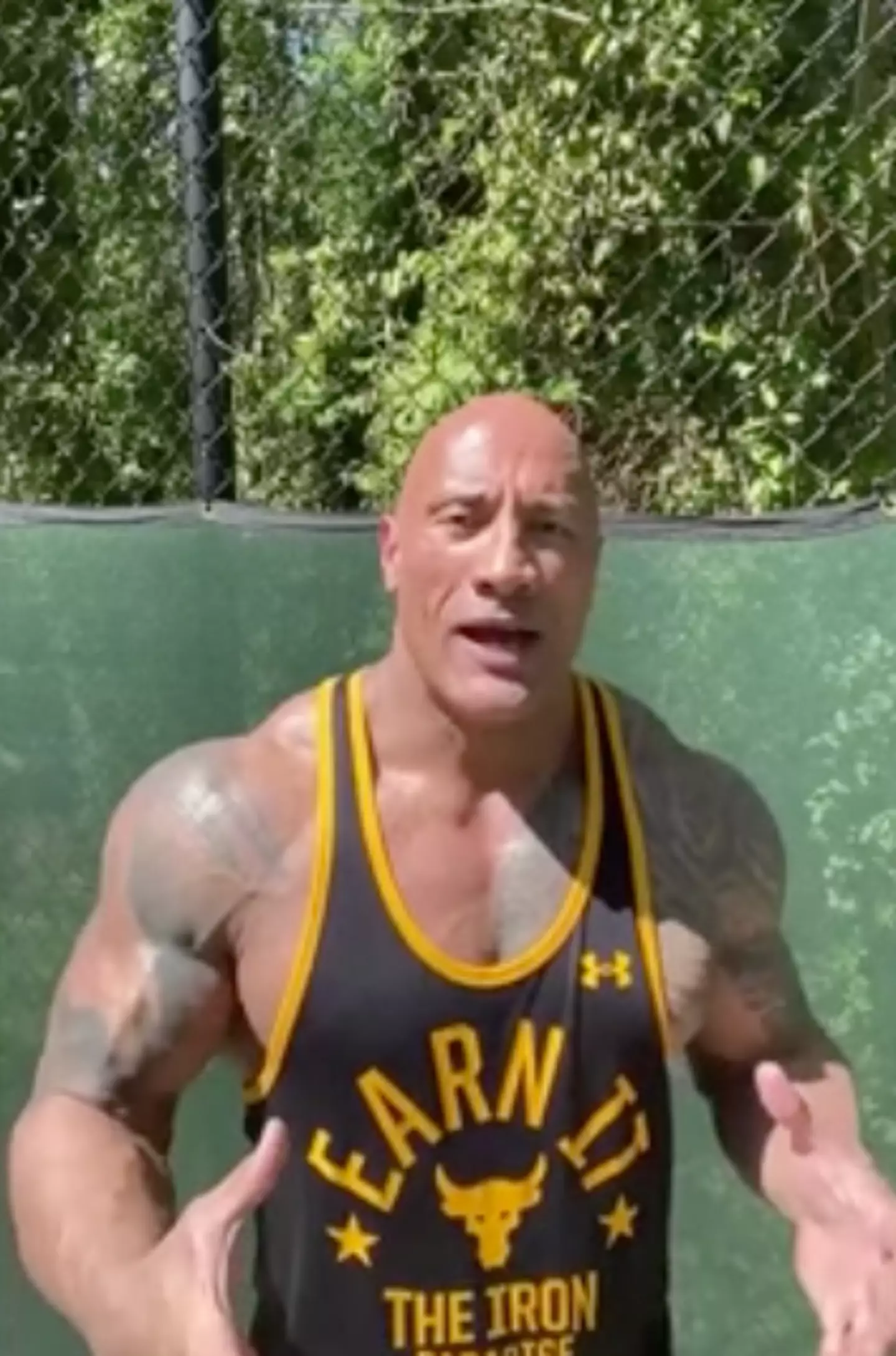 The actor narrowly missed out on playing the action hero.