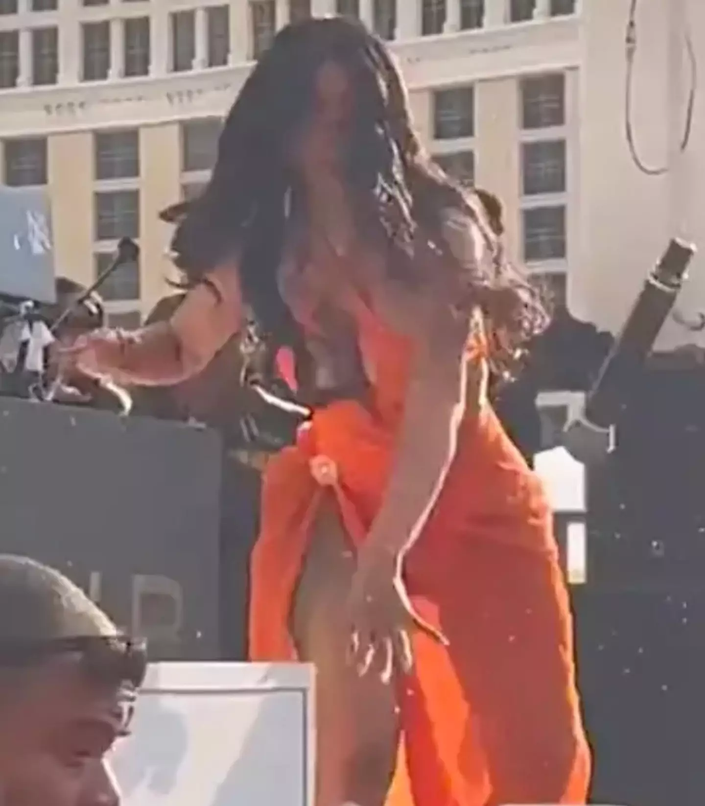 Cardi B launched a mic at a crowd a few weeks ago.