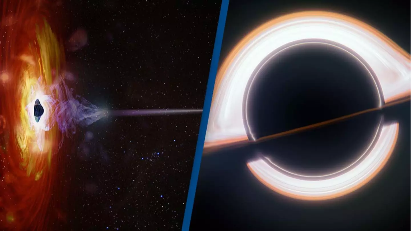Mysterious black hole has been found pointing directly at Earth blasting light at us