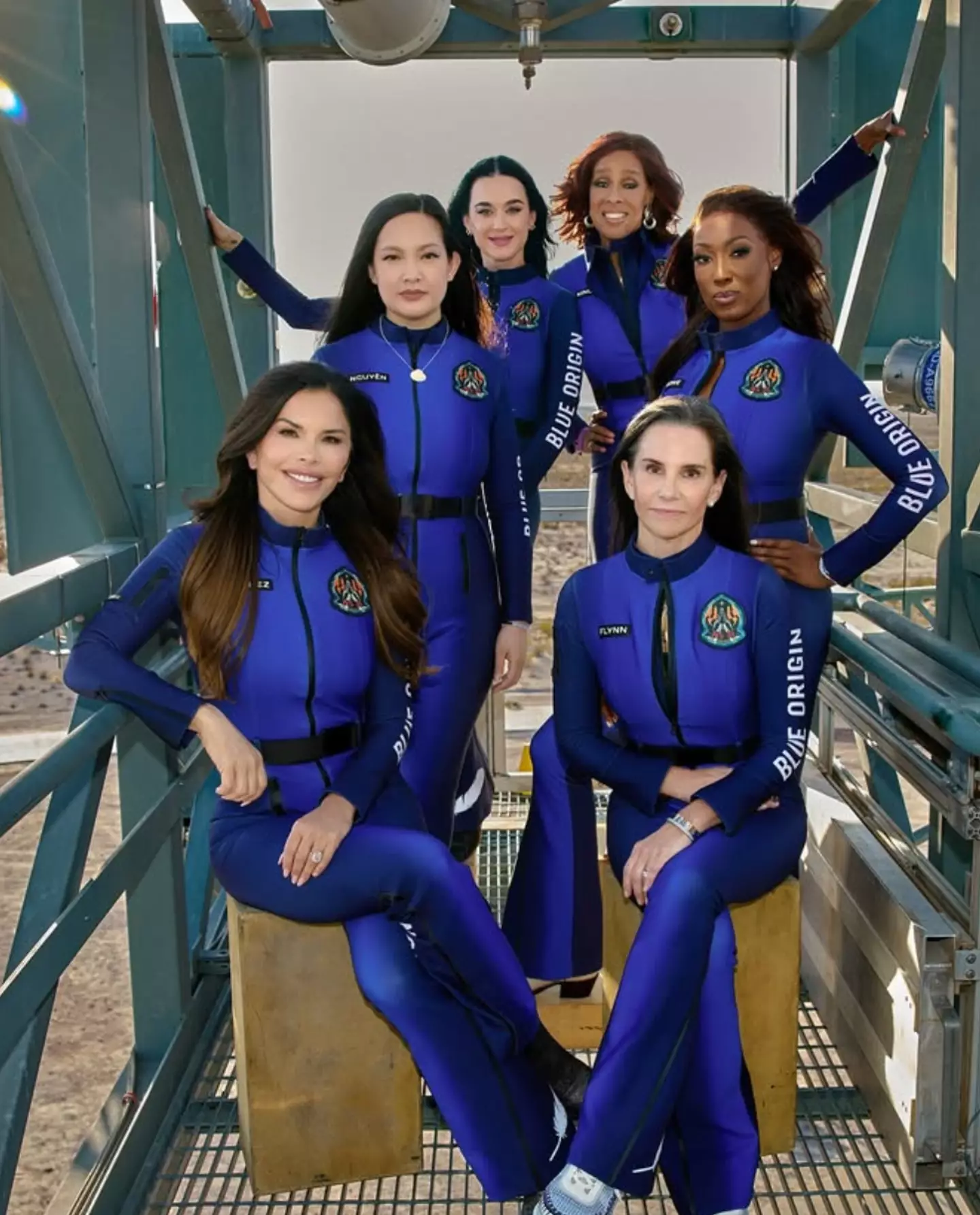 The star said she saw a sign 'something bigger' is 'guiding my journey' (Instagram/@BlueOrigin)