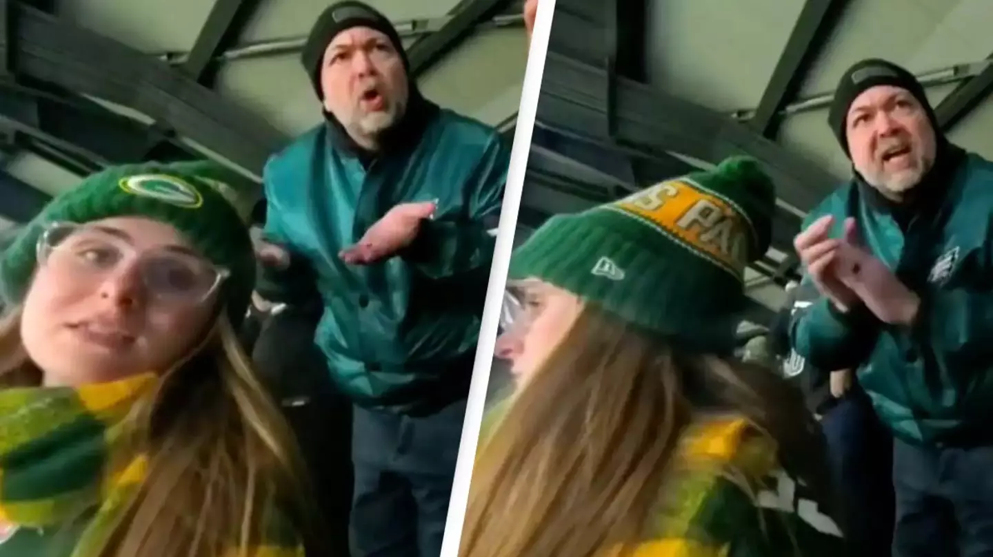 NFL fan fired after shocking video of him shouting vulgar insults at female fan went viral