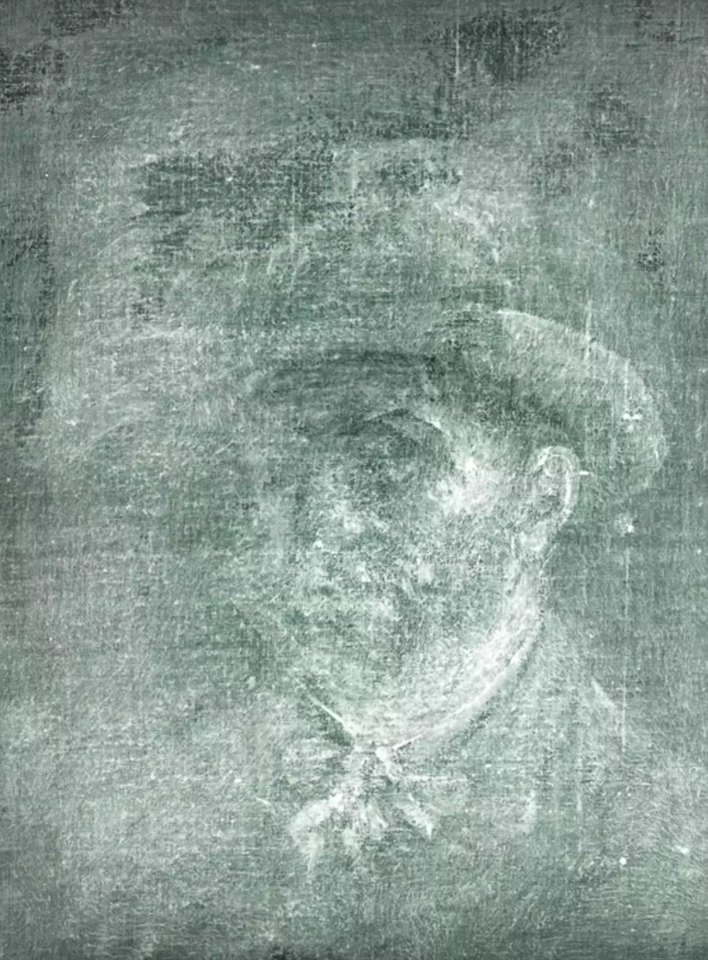 A new Vincent Van Gogh self-portrait has been discovered etched onto the back of one of his famous paintings.