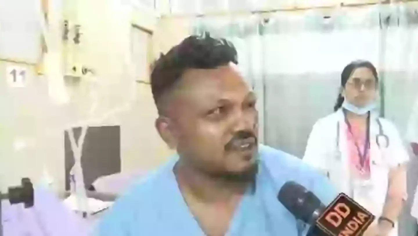 A 40-year-old British man is the sole survivor of the crash (DD India/YouTube)