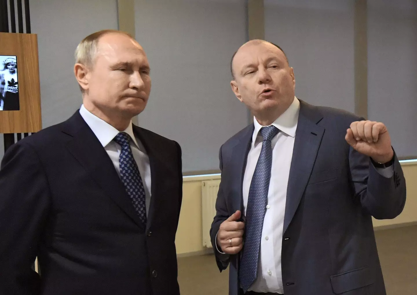 Vladimir Putin and Vladimir Potanin.