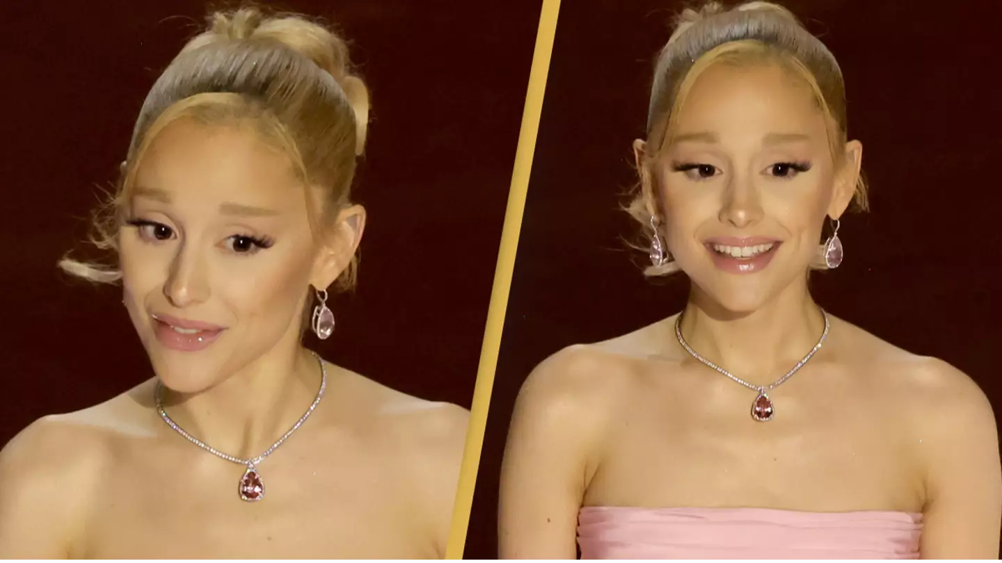 Fans baffled by Ariana Grande's 'new voice' as she presents award at Oscars