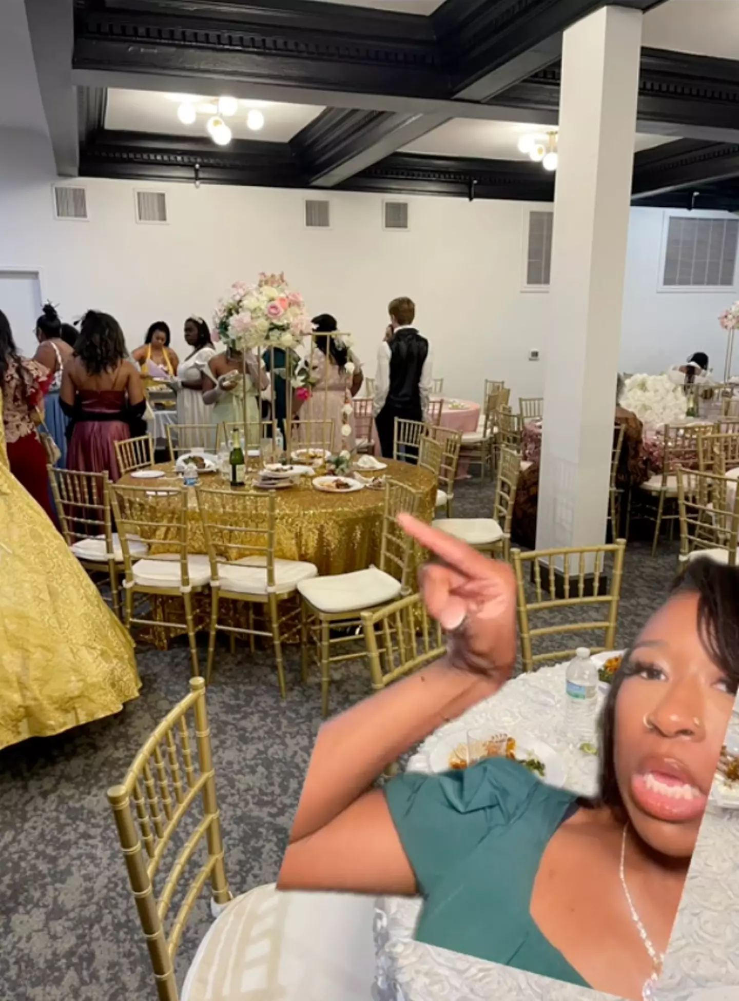 The food was reportedly 'raw' (TikTok/ @moreofnita)