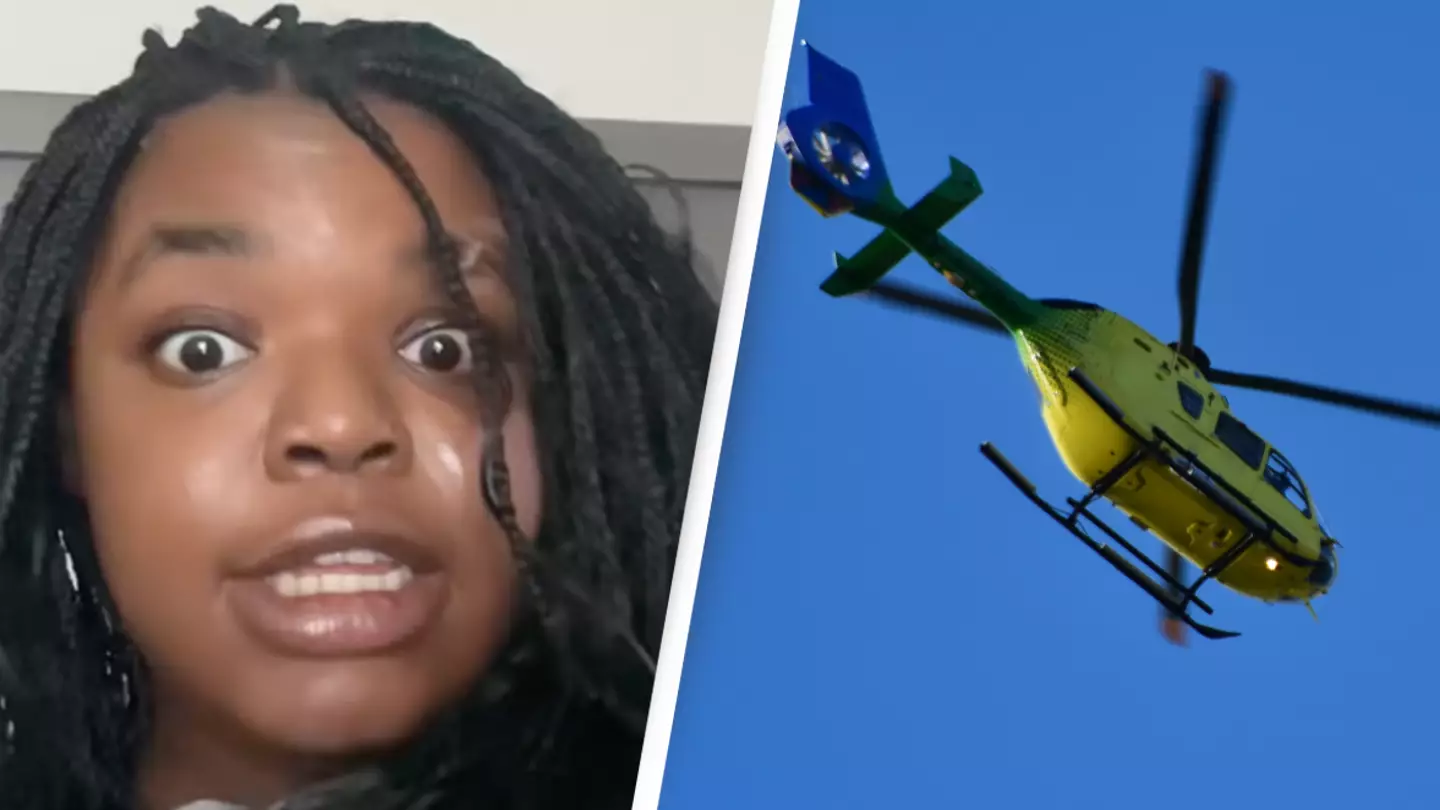 Woman reveals the shocking amount it costs to be emergency airlifted to the hospital