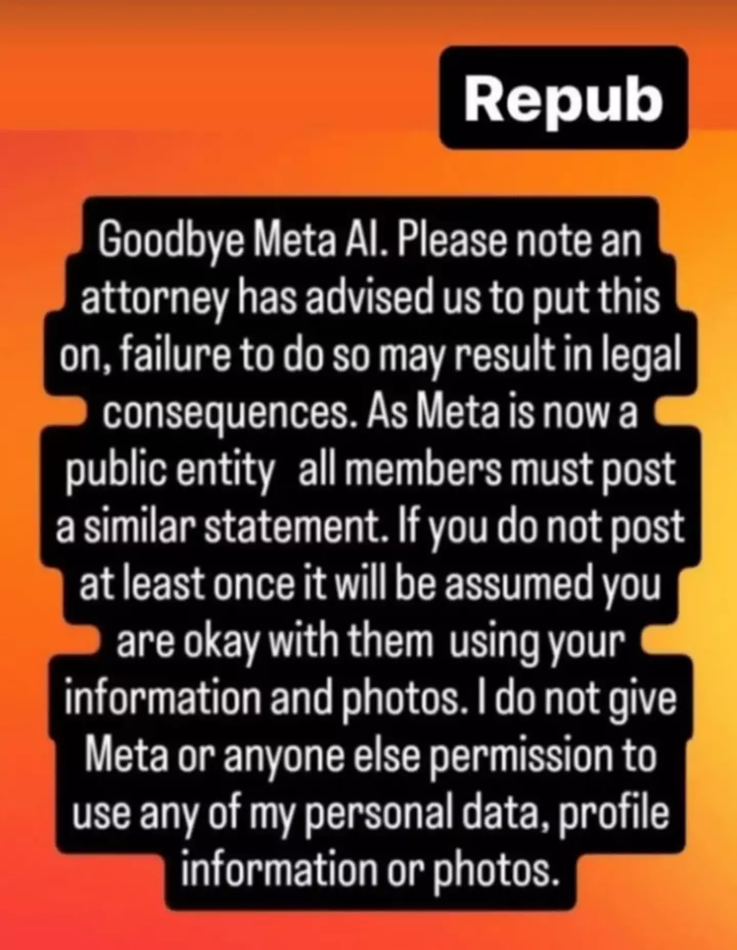 James McAvoy along with other major celebs were duped into sharing this post (Instagram)