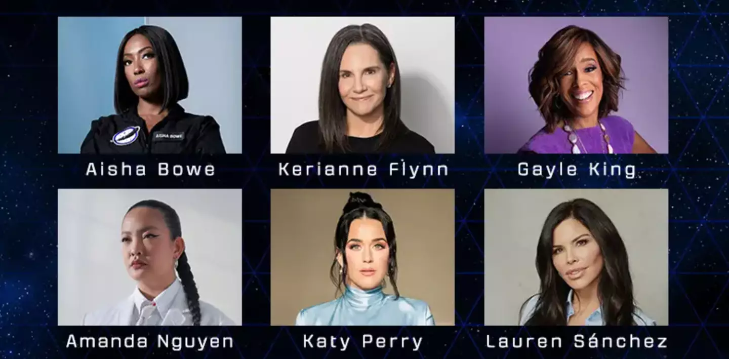 Blue Origin have put together an all-female crew for its next journey (Blue Origin)