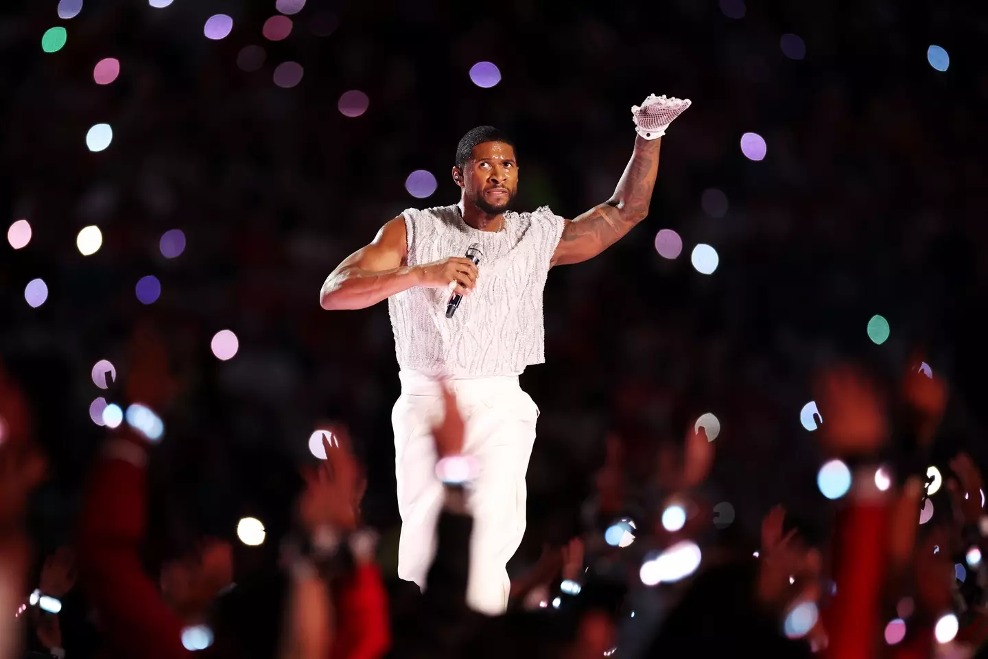 Music fans went wild for Usher's performance.