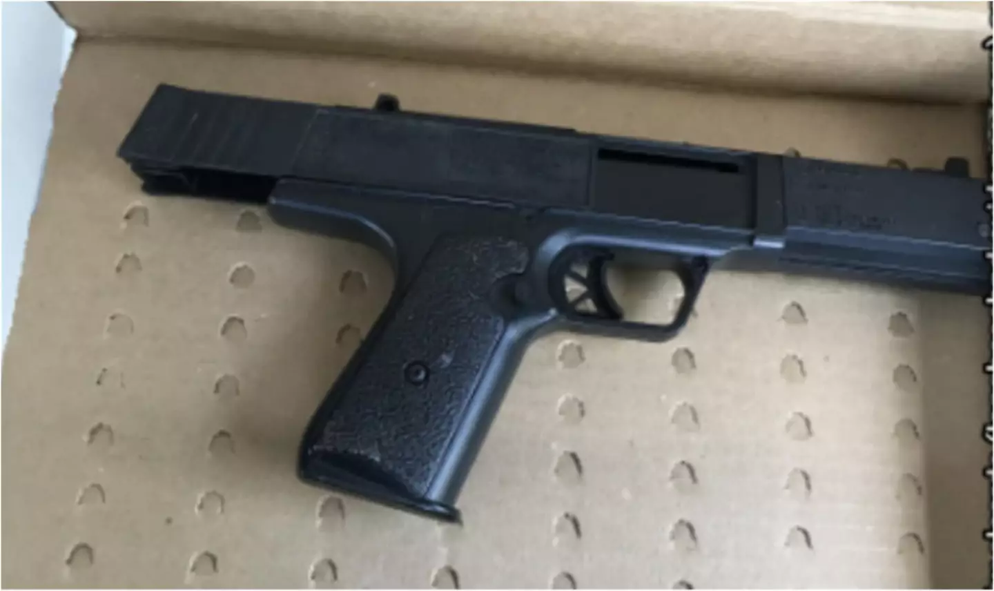 The gun used by Sablan in the kidnapping of the 13-year-old girl (US Department of Justice)