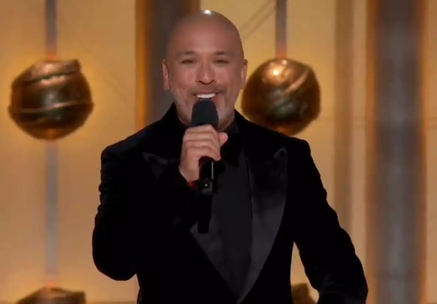 Jo Koy quickly recognized that his joke didn't land.