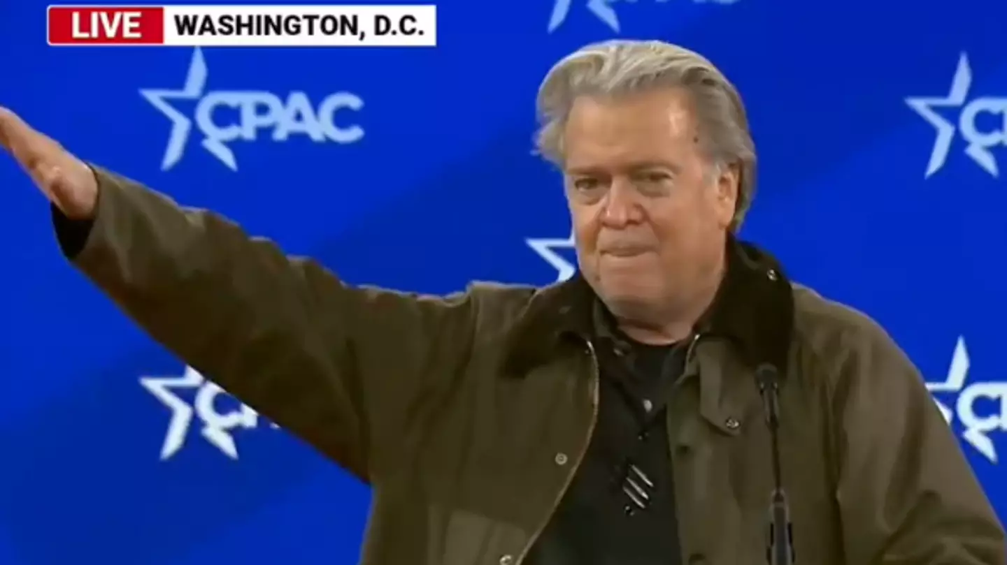 Former Trump advisor accused of doing 'Nazi salute' just weeks after Elon Musk did the same thing