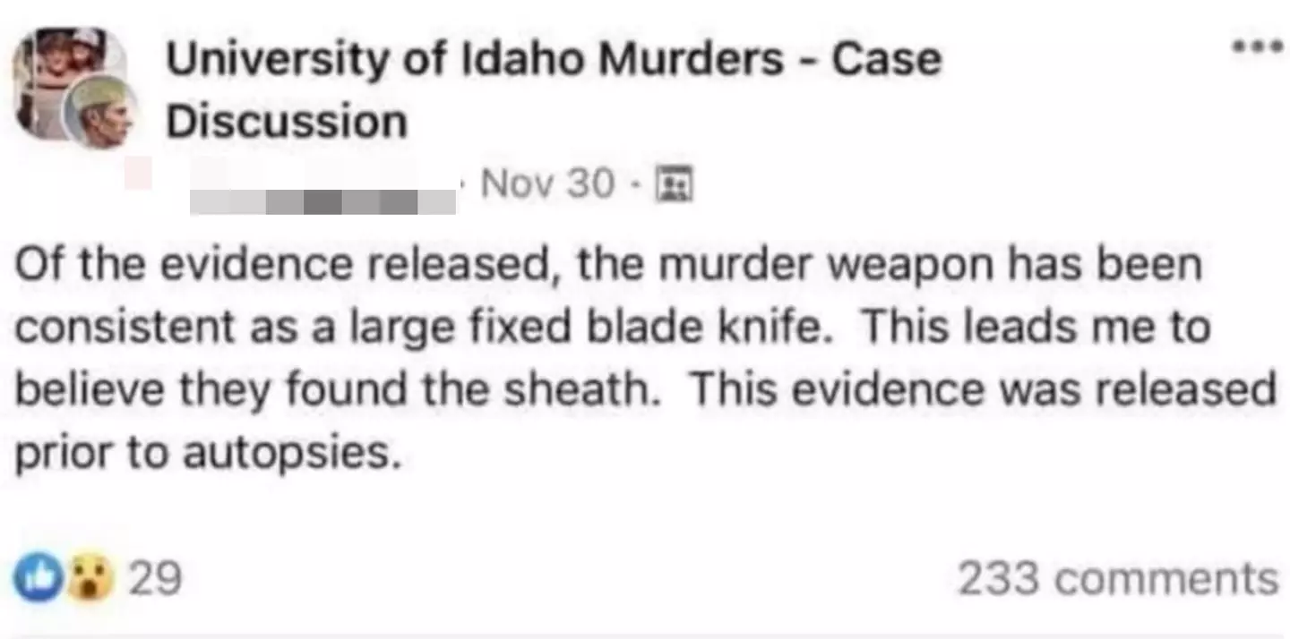 The account made several unusually specific claims.