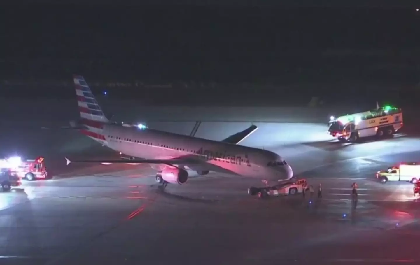 Five people were injured in the crash.