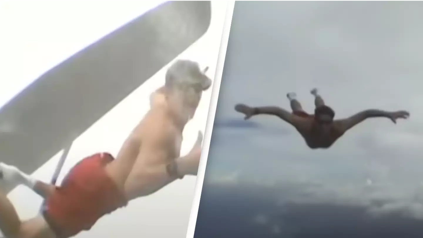 Stunt performer who jumped out of plane without parachute reveals the scariest moment of all