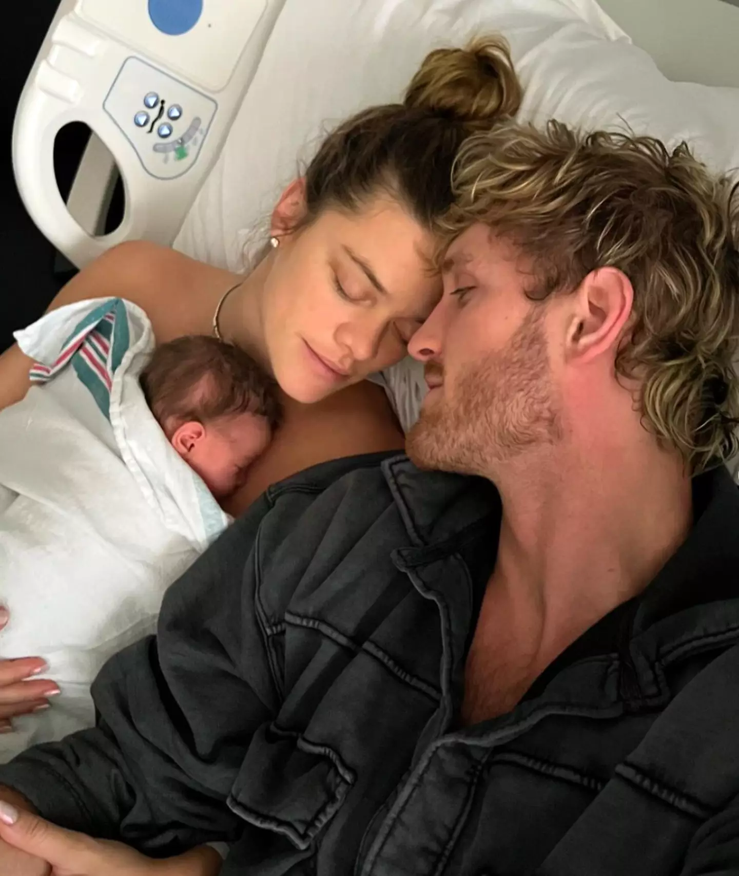 Logan Paul and Nina Agdal have welcomed a little girl (Instagram/@loganpaul)