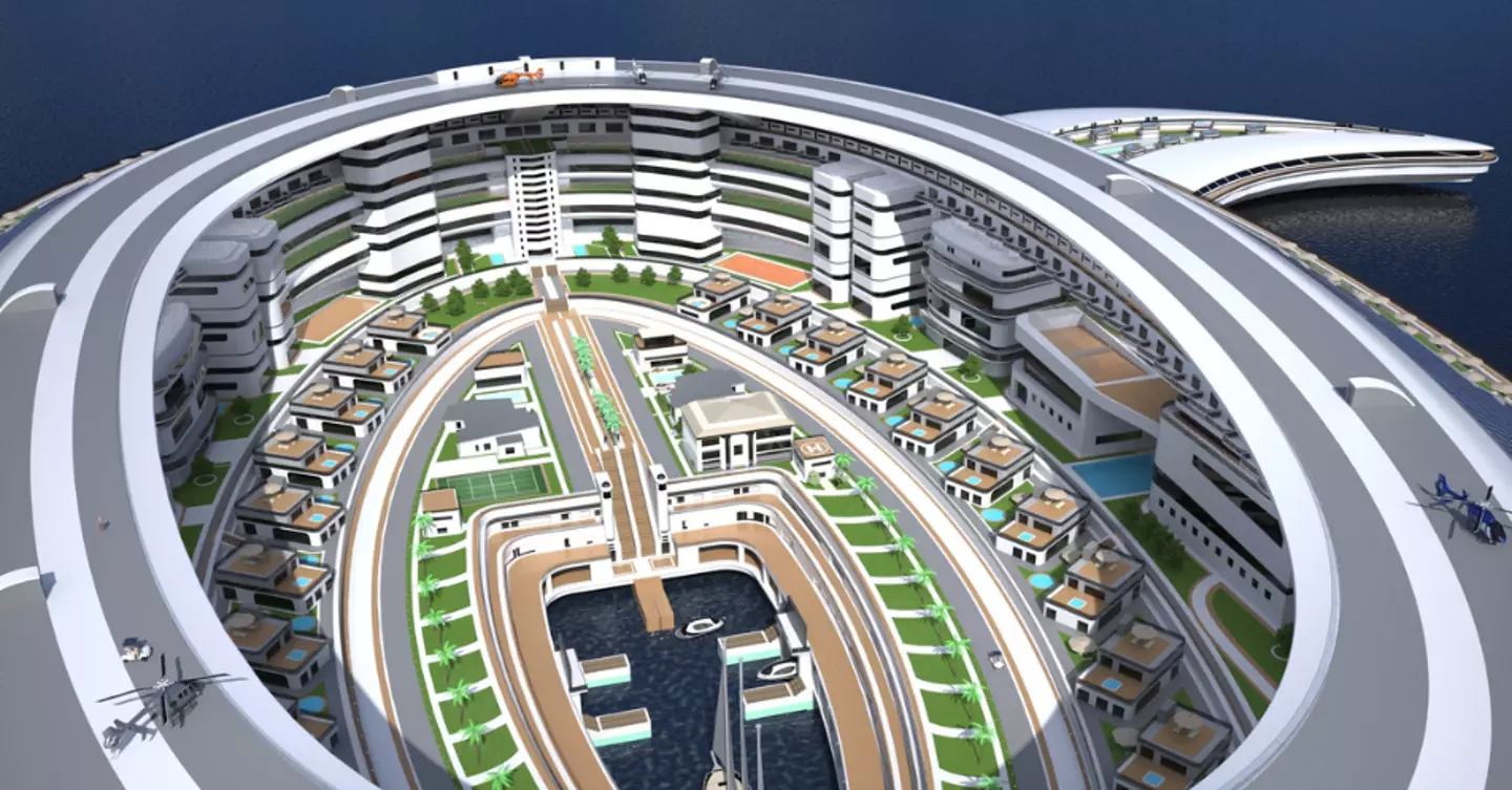 The structure will be able to hold 60,000 people.