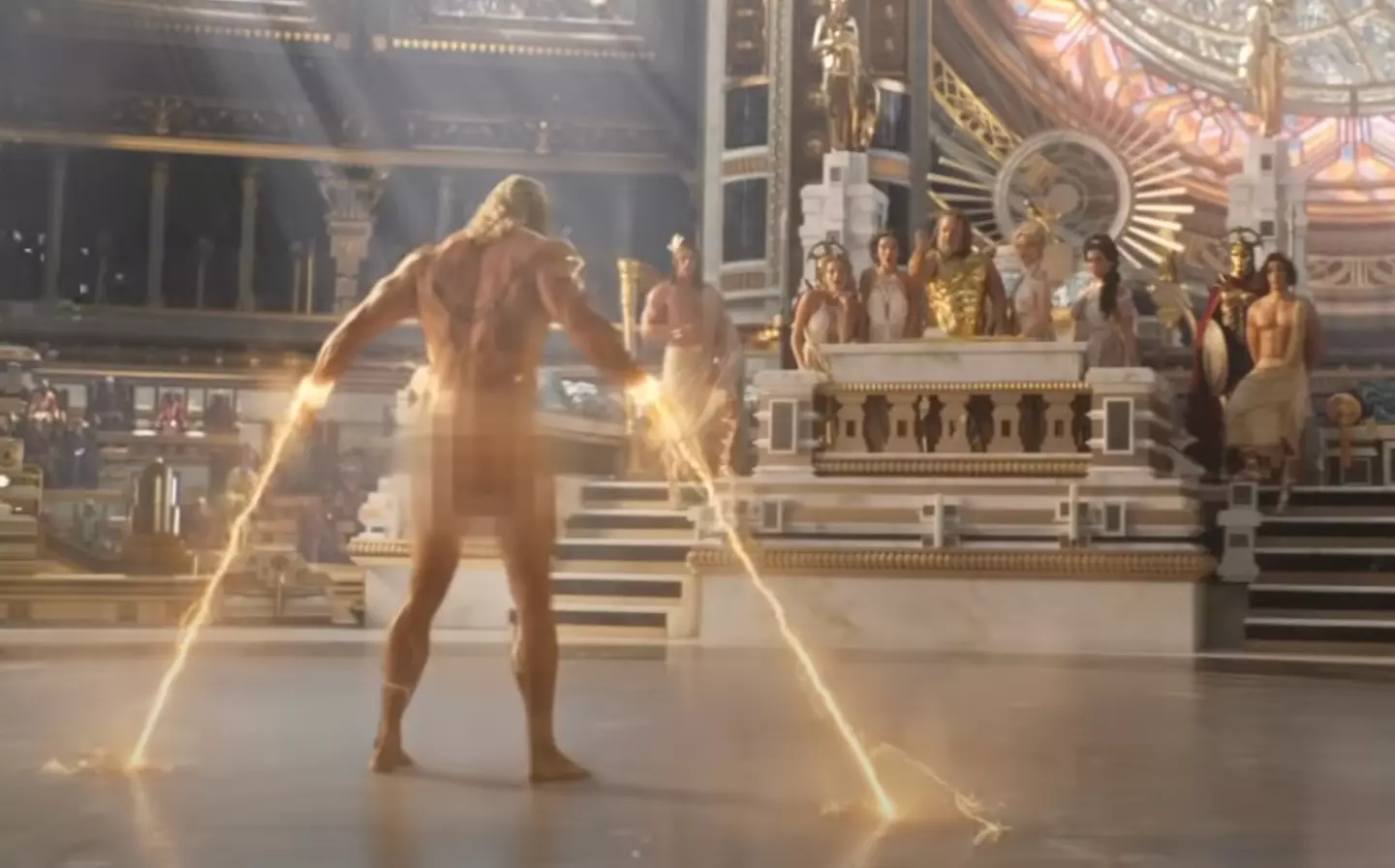 Thor's confrontation with Zeus doesn't go too well.