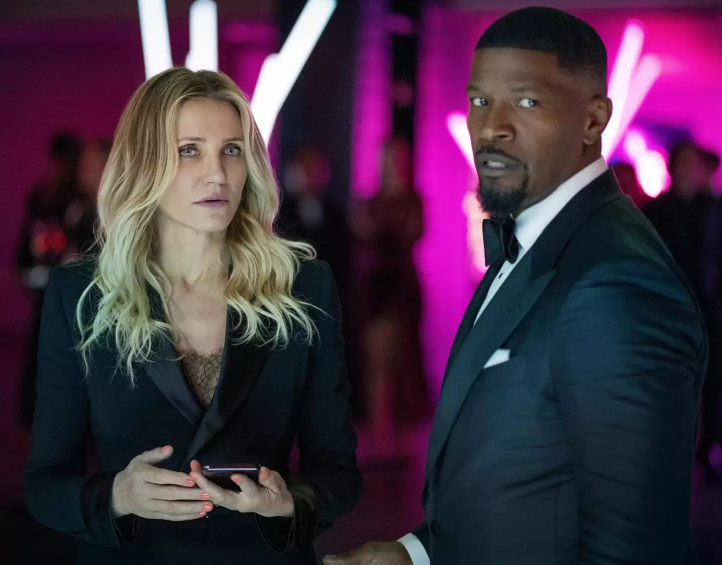 Cameron Diaz stars alongside Jamie Foxx in her latest film (Netflix)