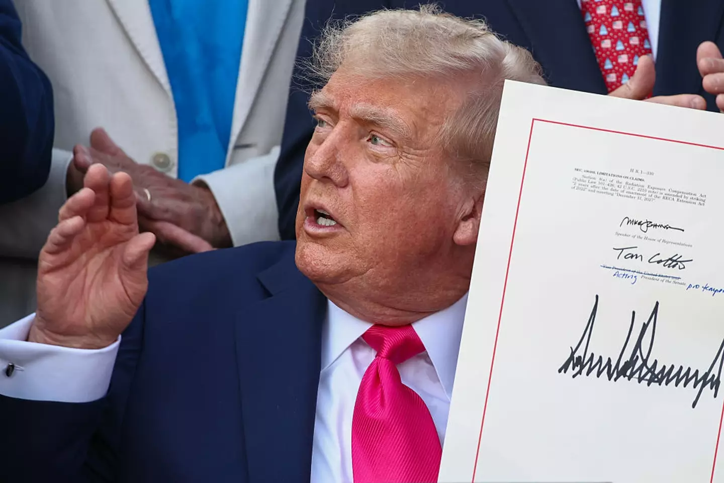 Many are concerned Trump's 'Big, Beautiful Bill' could increase the national debt (Samuel Corum/Getty Images)