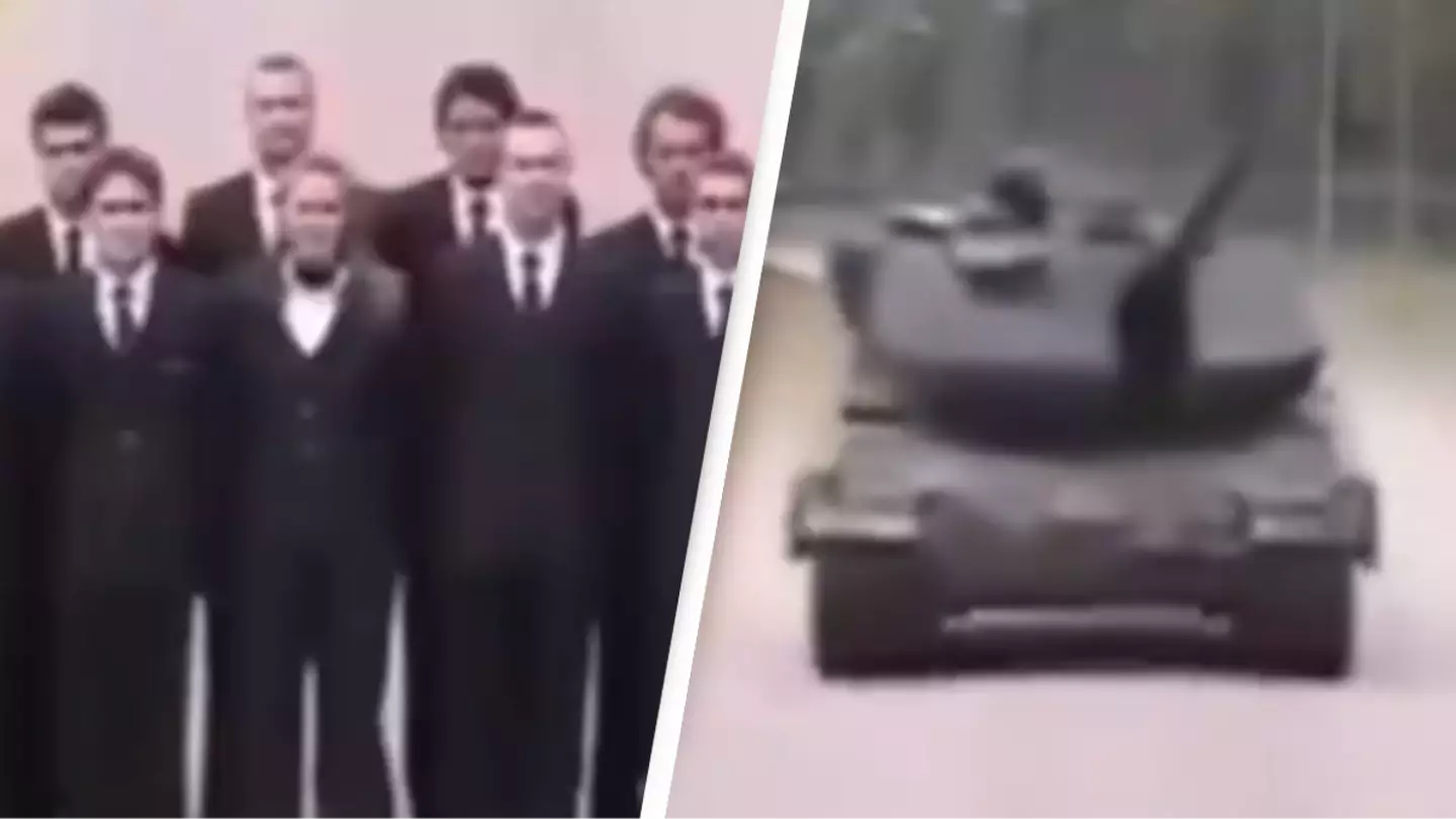 Phenomenal video shows insane way group of engineers decided to test a tank's brakes