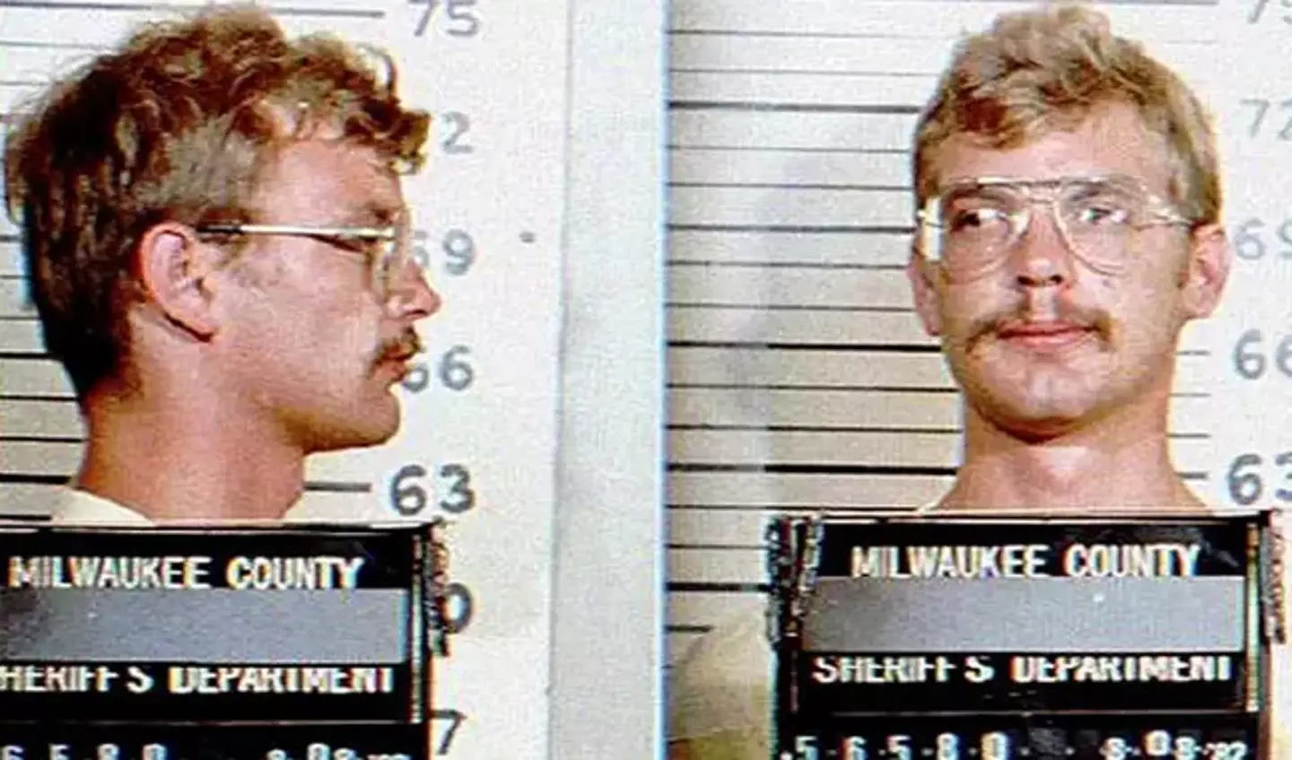 Jeffrey Dahmer's mugshot.