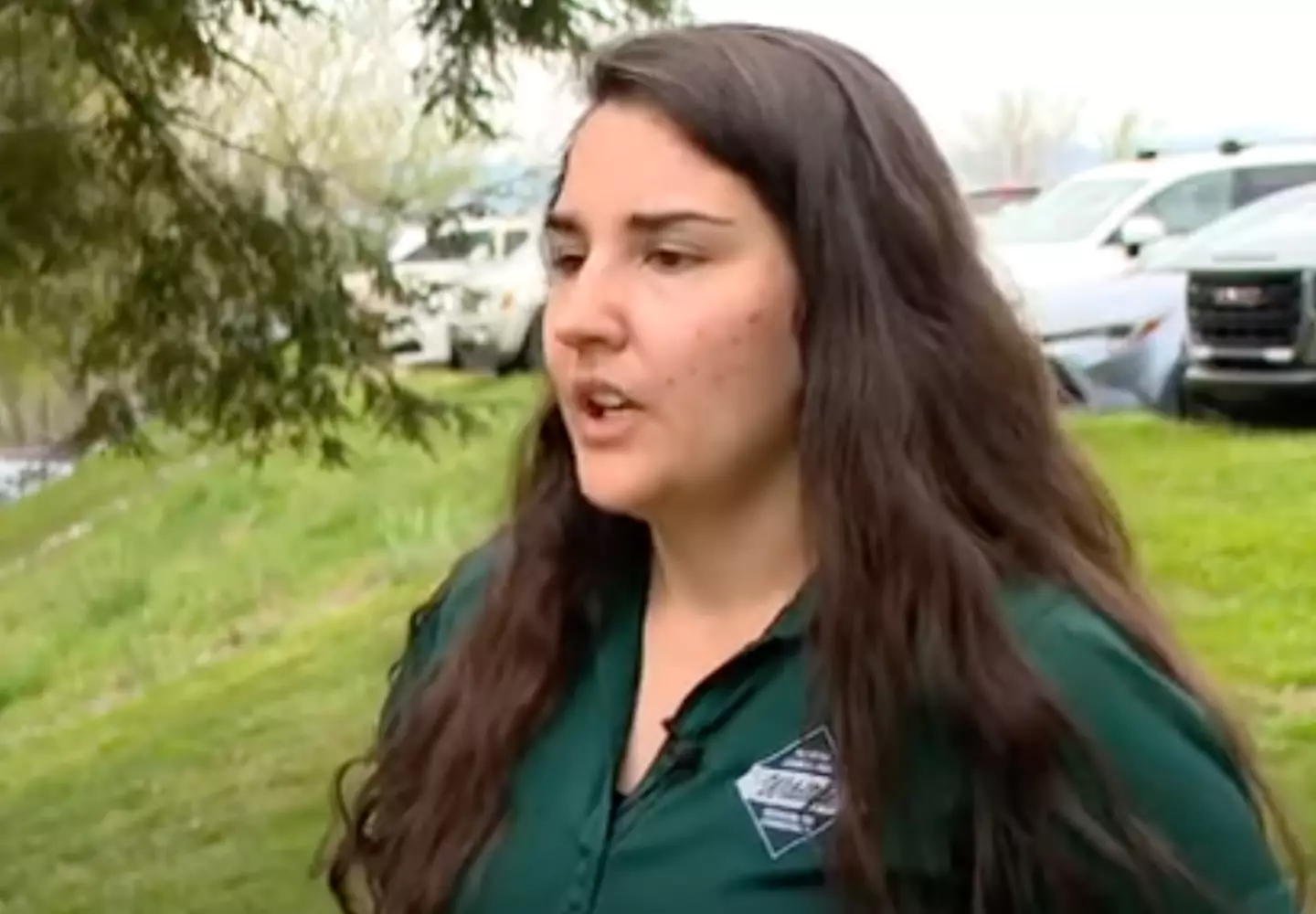 North Carolina Wildlife Resources Commission special projects biologist Ashley Hobbs has spoken out about the incident (YouTube/ ABC 7 Chicago)