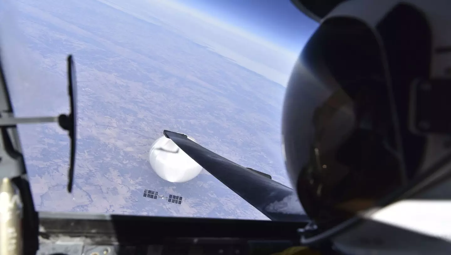 A Chinese air balloon was shot down over South Carolina in 2023 (US Department of Defense / Handout/Anadolu Agency via Getty Images)