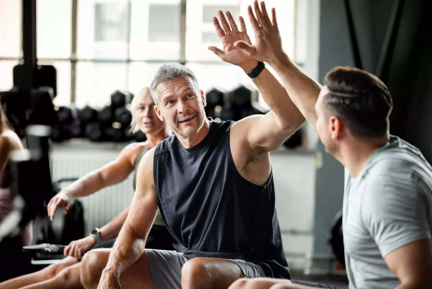 Exercising when you're older won't return you to your physical peak, the study found (Getty Stock Image)