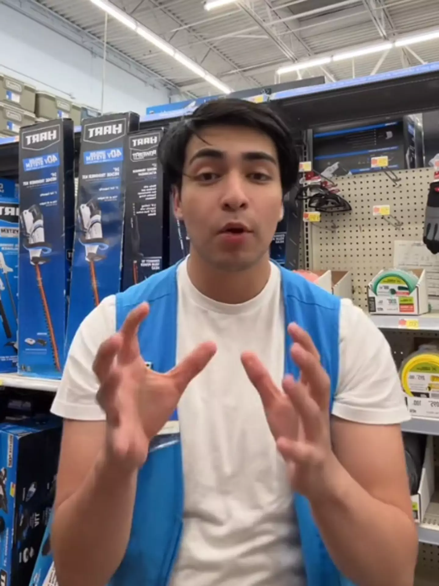 This Walmart worker let loose with his thoughts on late night shoppers.
