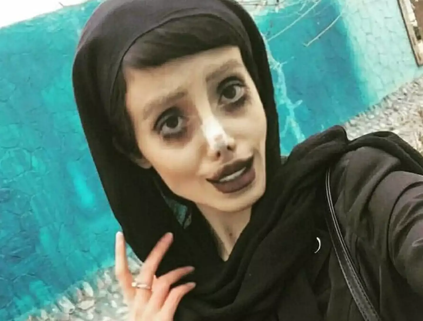 Tabar has admitted to editing and using Photoshop to make the images seem more extreme (Instagram/@sahartabar_official)