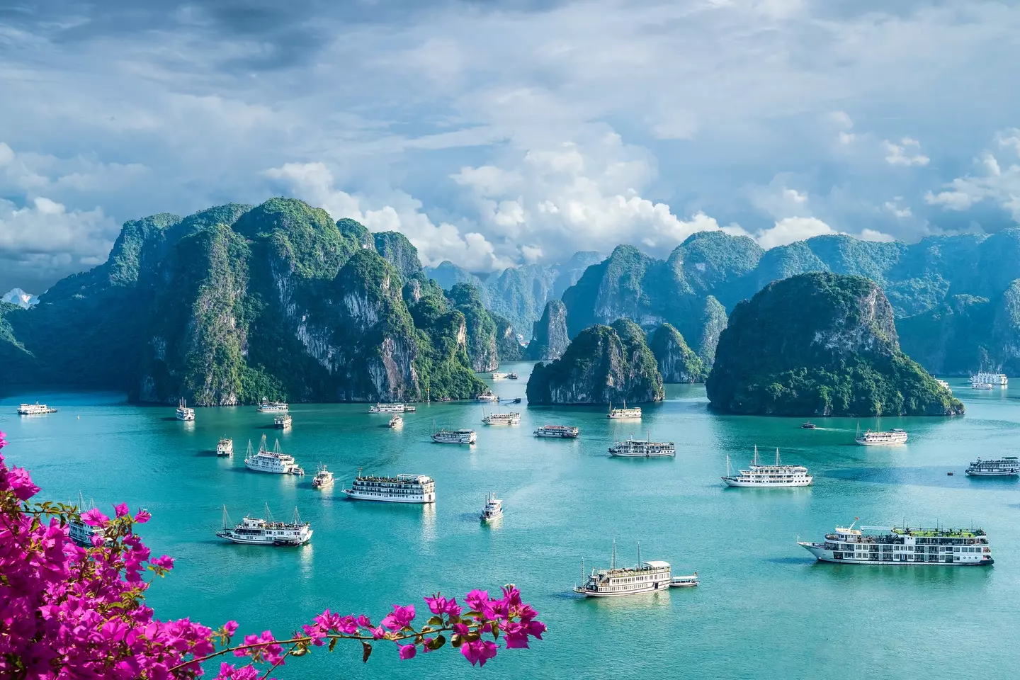 The stunningly beautiful Halong Bay in Vietnam. (Balate Dorin / Getty)