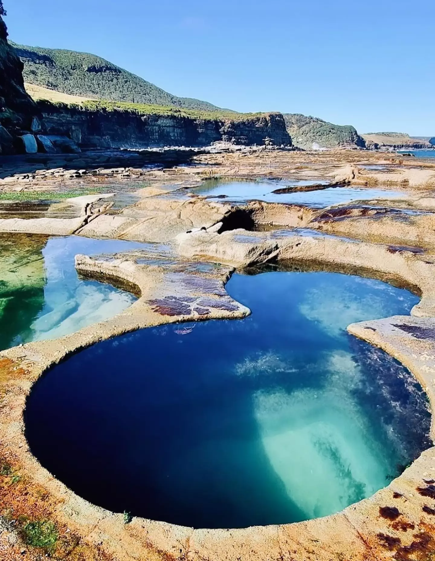 This is what the Figure Eight Pools in New South Wales look like... well, on Instagram, that is!