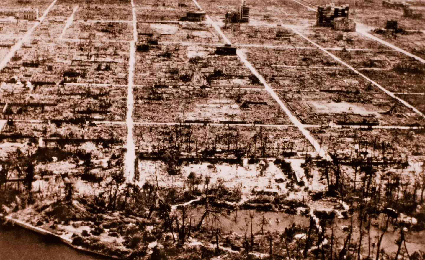 Hiroshima was completely destroyed in the blast.