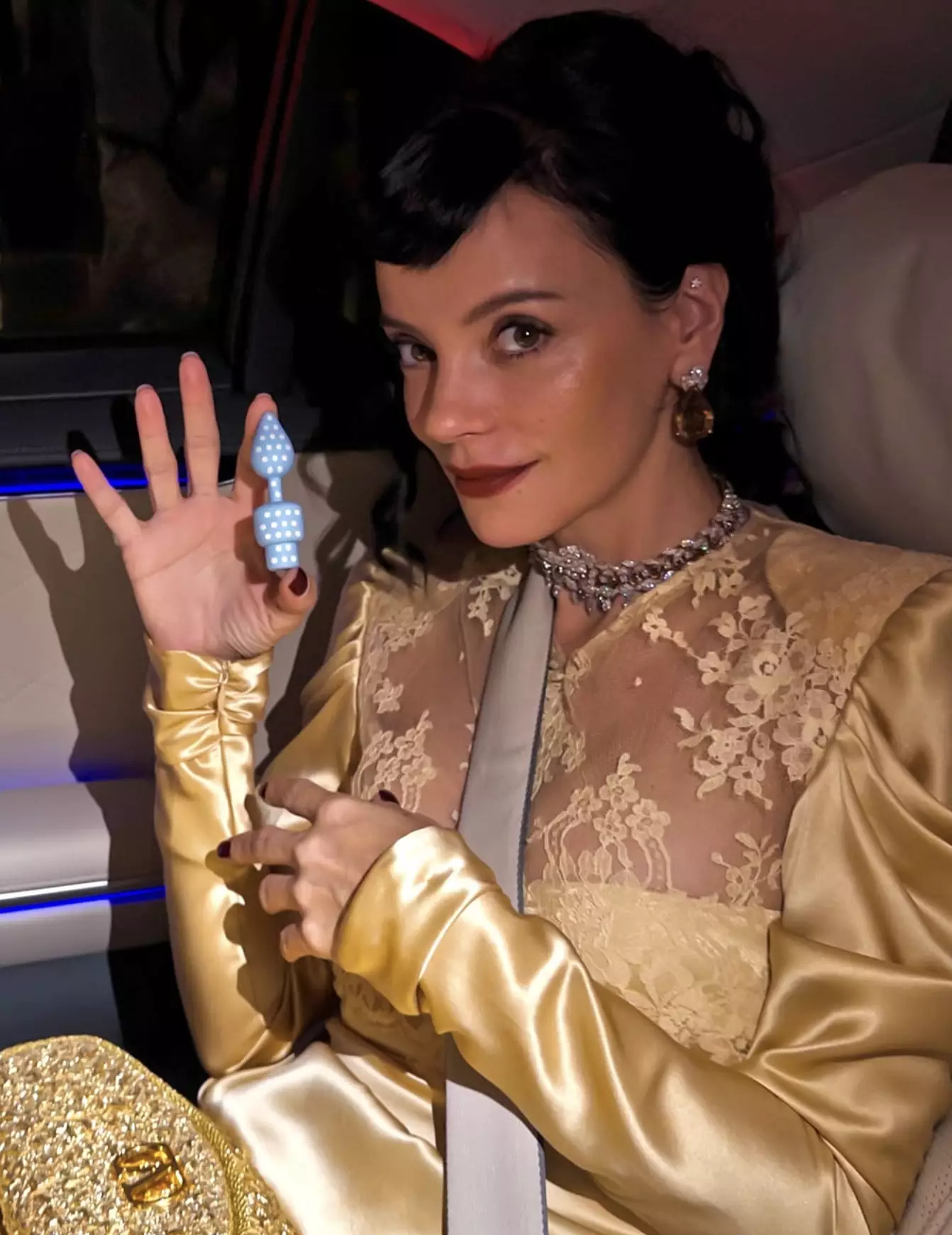 Allen debuted the NSFW USB stick on Instagram (lilyallen/Instagram)