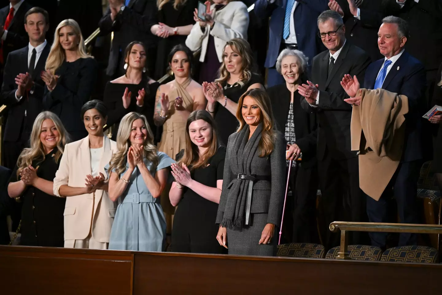 Melania Trump's smile isn't as genuine as it might appear (Ricky Carioti/The Washington Post via Getty Images)
