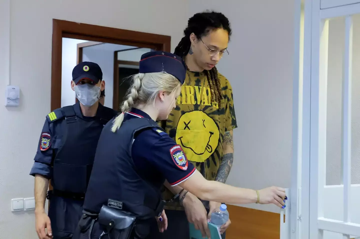 The basketballer was jailed for having 0.7 grams of THC in her possession at a Russian airport.