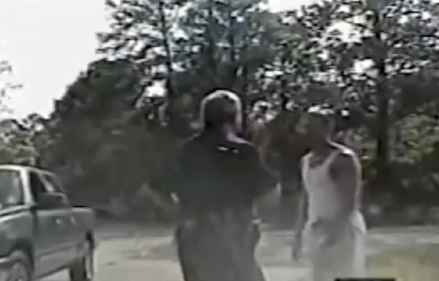 Officer Carl Bordelon stopped him when he was seen running on railway tracks but McNair calmly and confidently convinced the officer he was no threat.