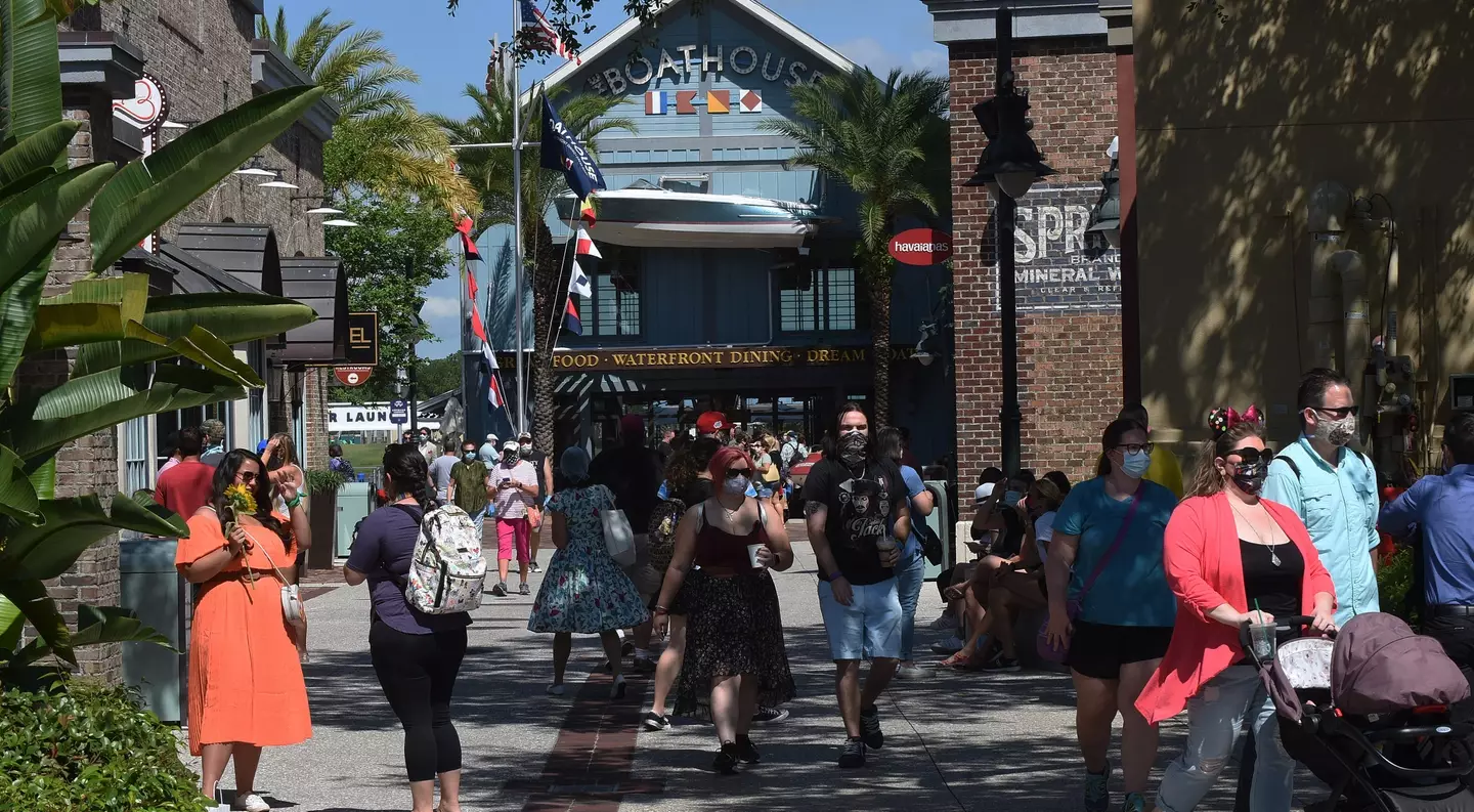 They ate at a restaurant within Disney Springs (Paul Hennessy/SOPA Images/LightRocket via Getty Images)