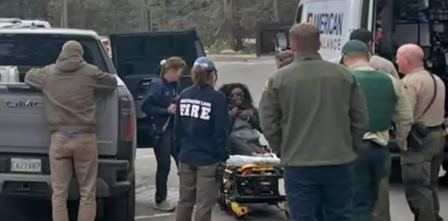 Tiffany was rescued after spending weeks foraging in the mountains (Inside Edition/YouTube)