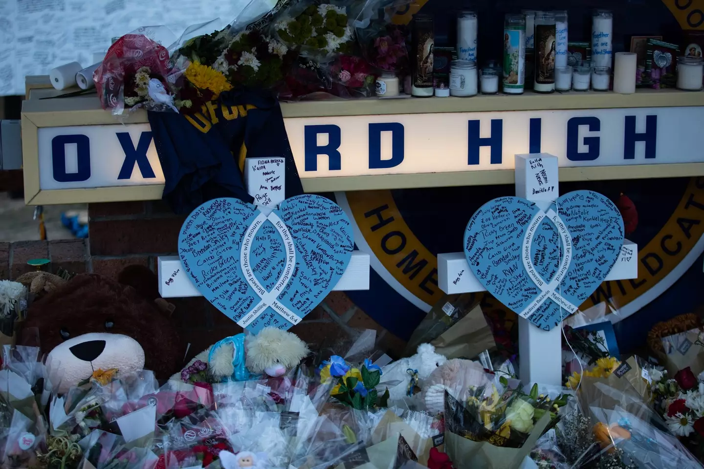 Ethan Crumbley killed four students and injured seven others on 30 November, 2021. (Emily Elconin/ Getty Images)