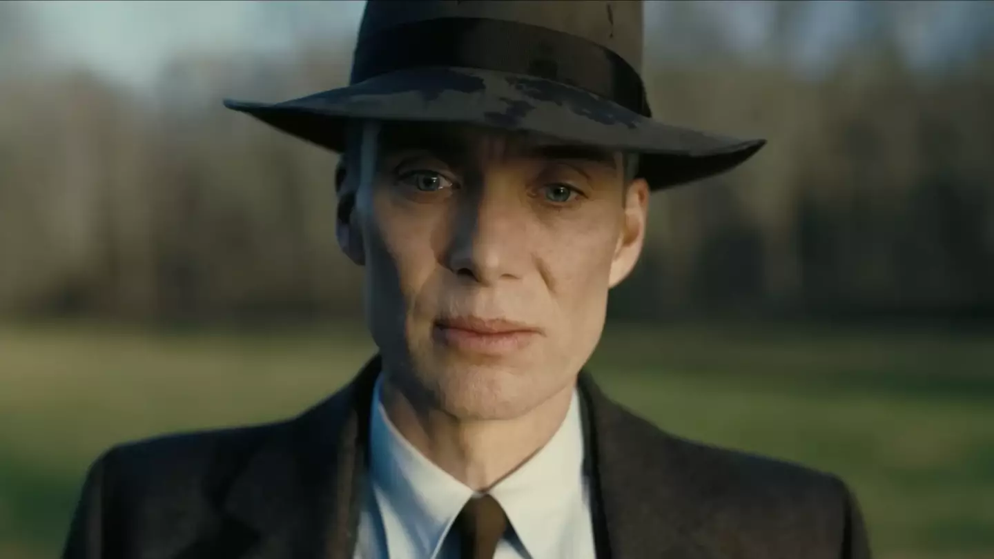 Cillian Murphy as J Robert Oppenheimer.