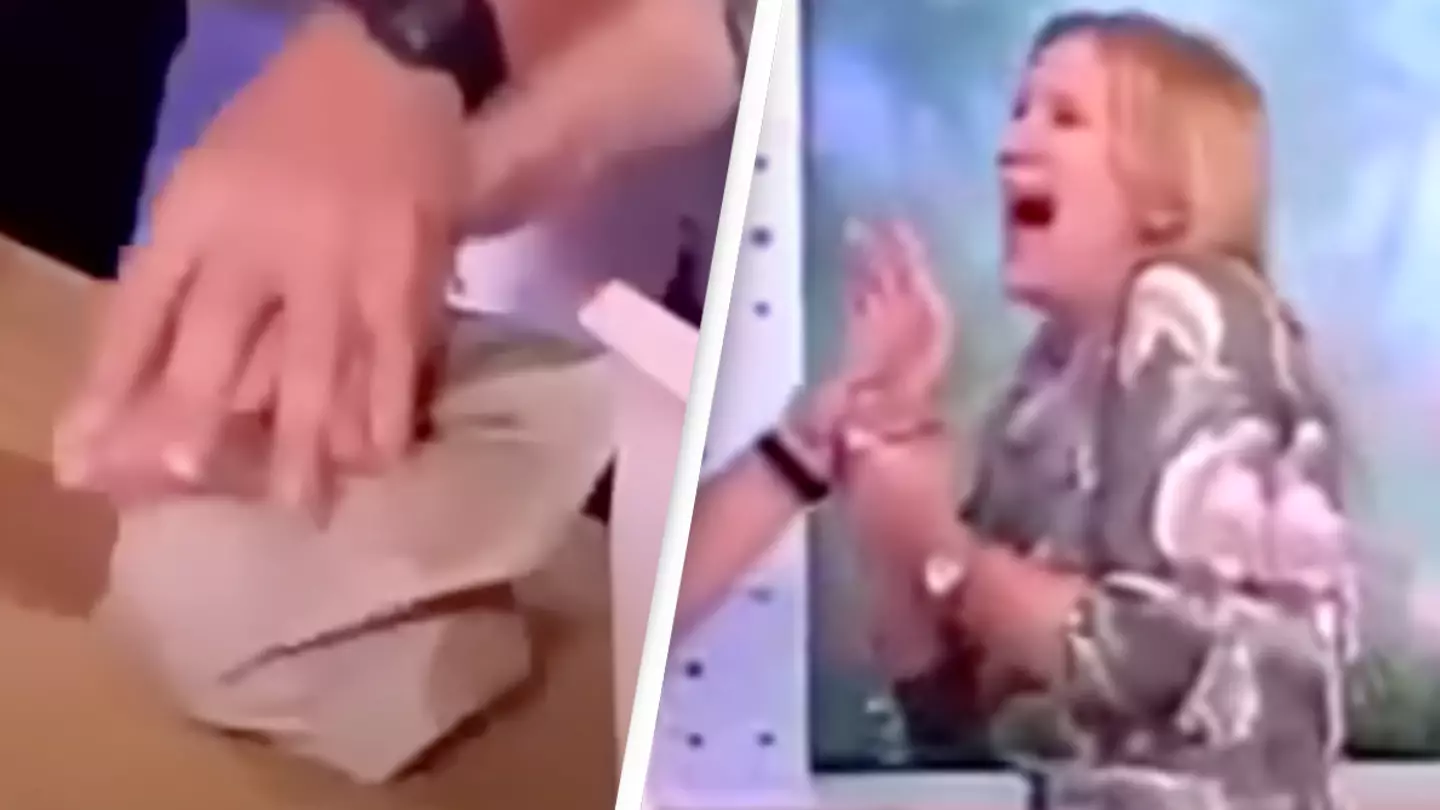Terrifying moment host gets stabbed with nail on live TV after magic trick goes horribly wrong