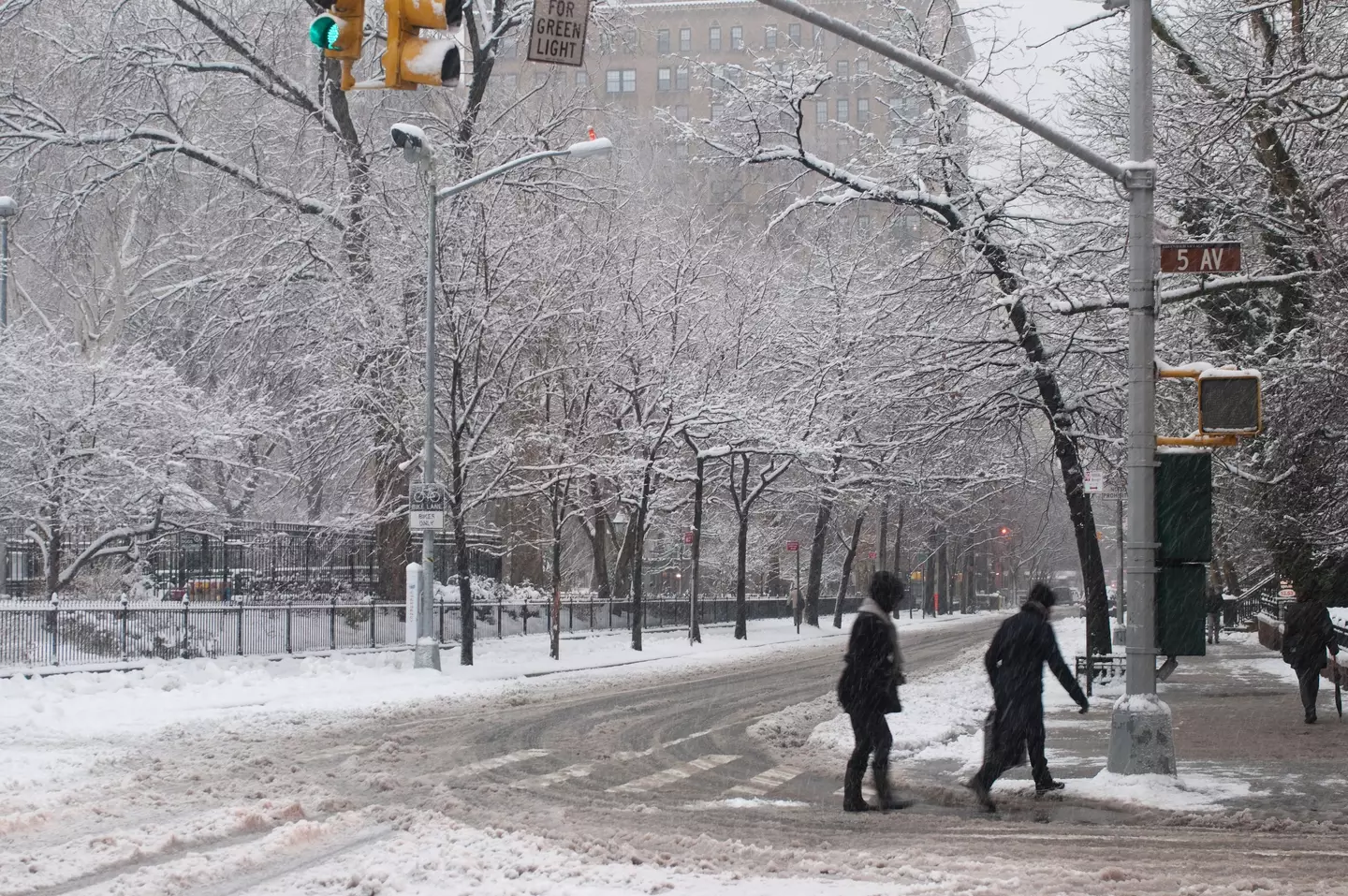 The 'once-in-a-generation' storm is battering parts of the US.