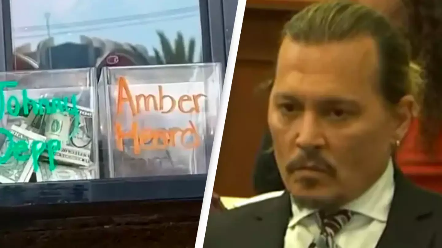 Depp Vs Heard Tip Jar At Starbucks Drive-Thru Causes Controversy