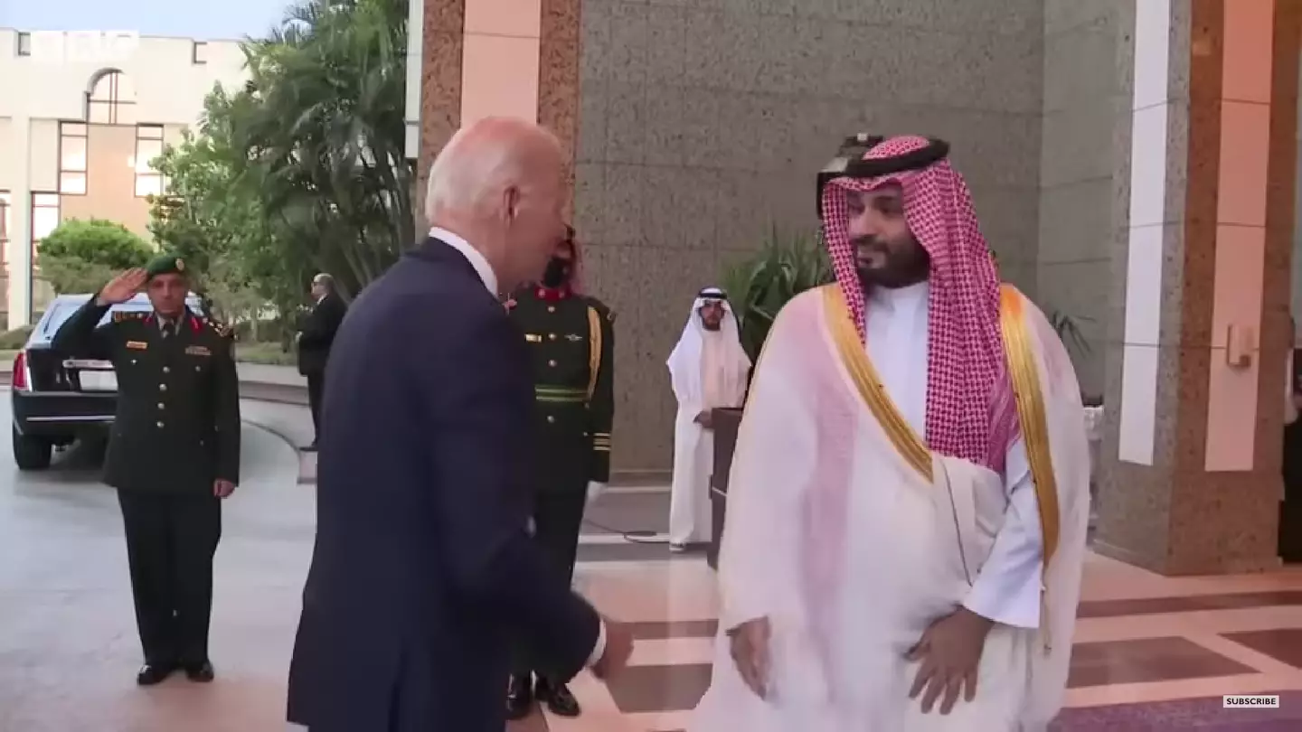 Joe Biden met with Saudi Prince Salman in July.